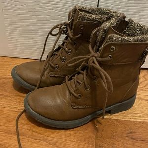 Wonder Nation Girls Brown Boots Size 12